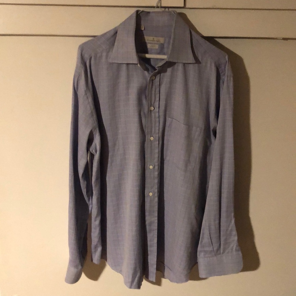 Checkered Ermenegildo Zegna Dress Shirt